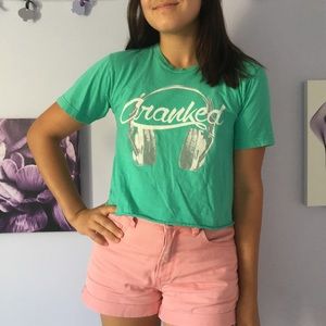 Cropped Graphic T-shirt